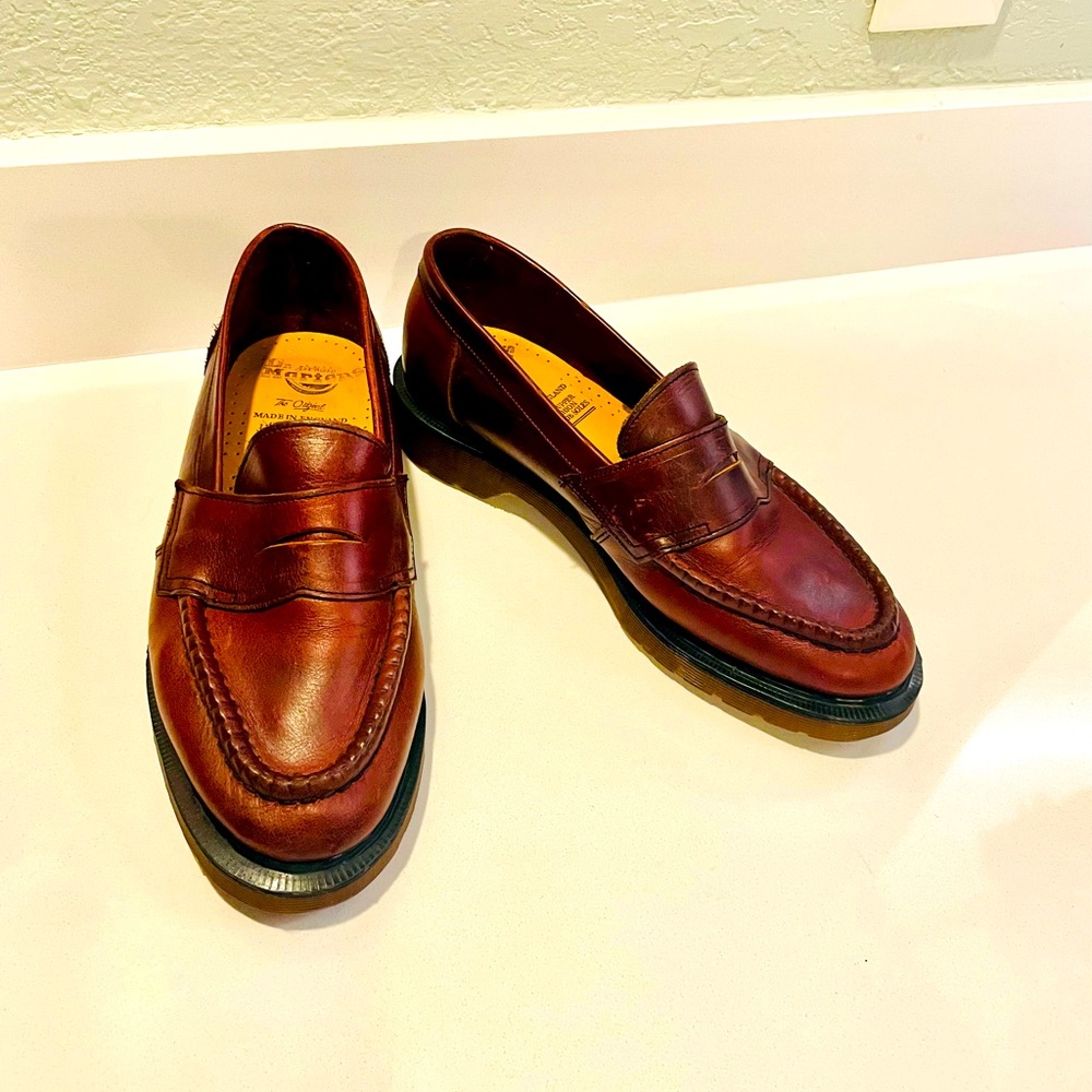 Dr. Martens Leather Penny Loafers